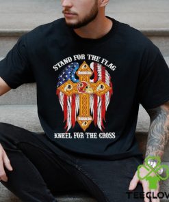 Washington Redskins Stand For The Flag Kneel For The Cross 2024 T shirt