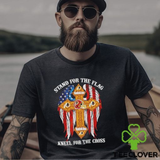 Washington Redskins Stand For The Flag Kneel For The Cross 2024 T shirt
