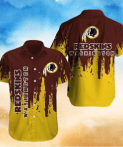 Washington Redskins Starburst Legacy Hawaiian Shirt