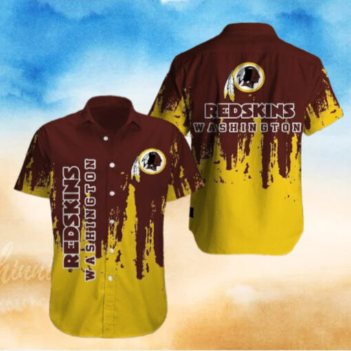Washington Redskins Starburst Legacy Hawaiian Shirt