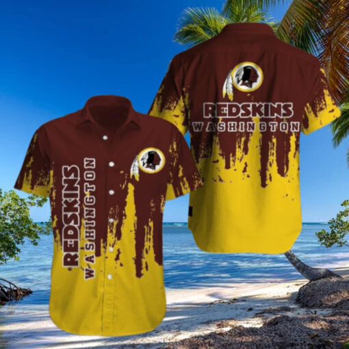 Washington Redskins Starburst Legacy Hawaiian Shirt
