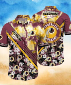 Washington Redskins Sunset Vibes Hawaiian Shirt