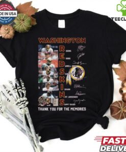 Washington Redskins Thank You For The Memories Signatures Shirt