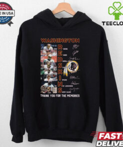 Washington Redskins Thank You For The Memories Signatures Shirt