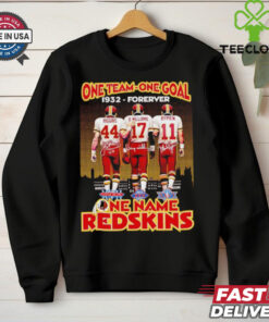 Washington Redskins one team one goal 1932 forever one name shirt