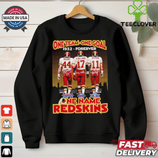 Washington Redskins one team one goal 1932 forever one name shirt
