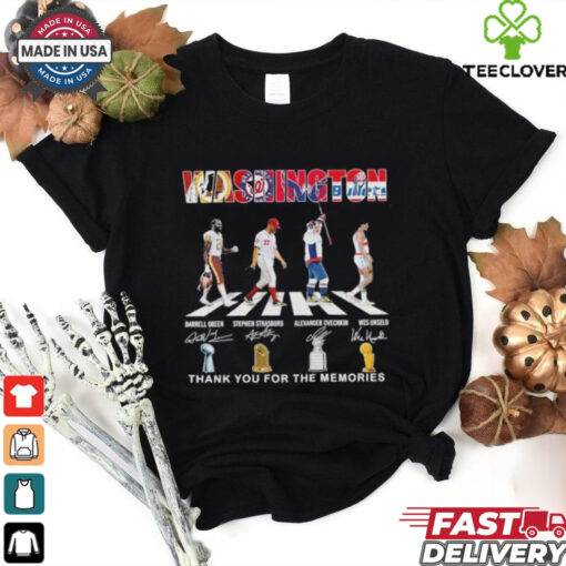 Washington Sports Teams Abbey Road Thank You For The Memories Shirt