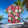 Washington State Cougars Floral Hawaiian Shirt