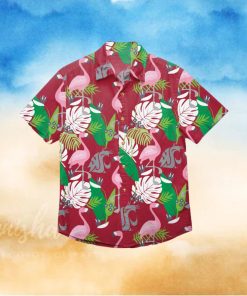 Washington State Cougars Floral Hawaiian Shirt