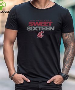 Washington State Cougars Men's Basketball Sweet Sixteen 2024 Shirt 1 Washington State Cougars Men's Basketball Sweet Sixteen 2024 Shirt