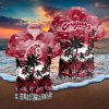 North Carolina Tar Heels Custom Name Personalized Camo Flower Pattern Hawaiian Shirt