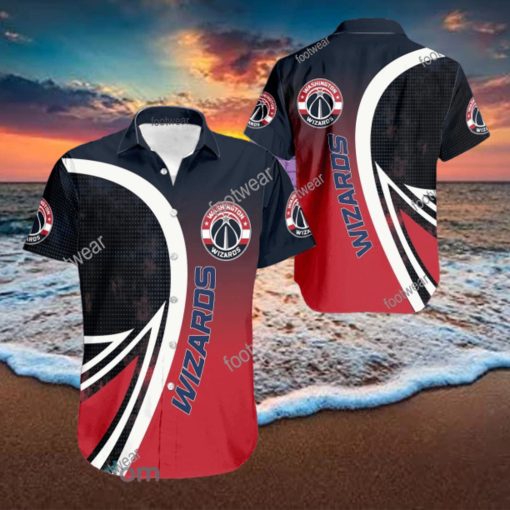 Washington Wizards 3D Hawaiian Shirt For Men Gifts New Trending Shirts Beach Holiday Summer