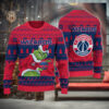 Washington State Cougars Grinch Ugly Christmas Sweater