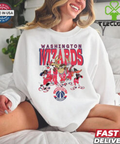 Washington Wizards Looney Tunes characters NBA basketball shirt