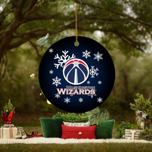 Washington Wizards NBA 2023 Holiday Gifts Custom Name Christmas Ornament