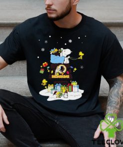 Washington redskins santa snoopy wish you a merry Christmas sweater shirt