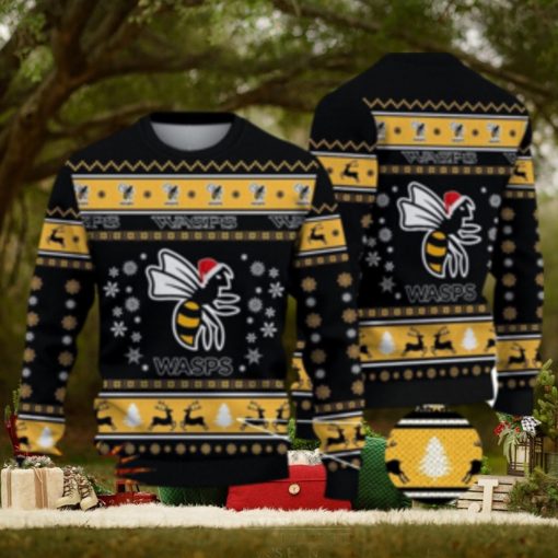 Wasps RFC 3D Ugly Christmas Sweater For Men And Women Sport Fans