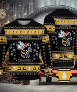 Wasps RFC 3D Ugly Christmas Sweater For Men And Women Sport Fans