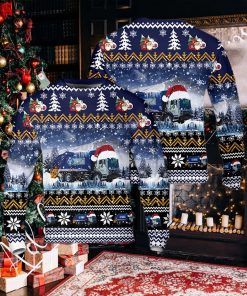 Waste Connections Canada Garbage Truck Ugly Christmas Sweater