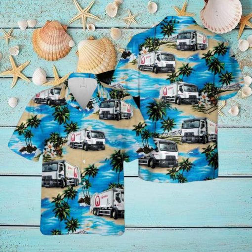 Waste Management Veolia UK Hawaiian Shirt Summner Vacation Shirt