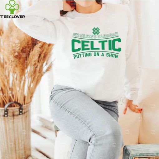 Watching Glasgow Celtic putting on a show logo shirt