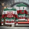 NFL Seattle Seahawks Wintertime 3D Custom Number And Name Ugly Christmas Sweater Black Gift For Fans