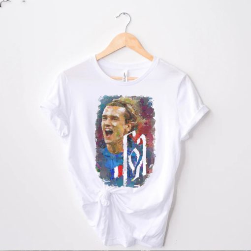 Watercolor Design Antoine Griezmann Portrait hoodie, sweater, longsleeve, shirt v-neck, t-shirt