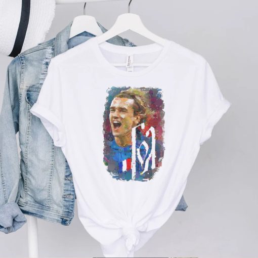 Watercolor Design Antoine Griezmann Portrait hoodie, sweater, longsleeve, shirt v-neck, t-shirt