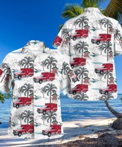 Waterford Connecticut Waterford Ambulance Service Hawaiian Shirt