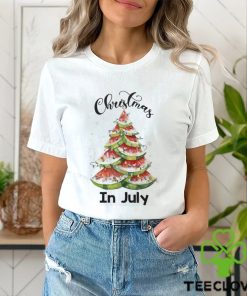 Waterlemon Christmas Tree Christmas In July Summer Vacation Men's T shirt