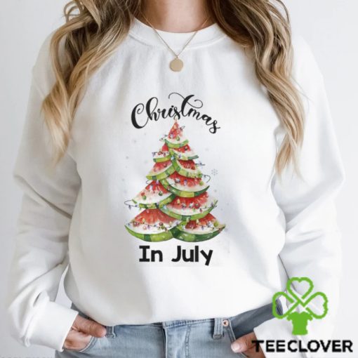 Waterlemon Christmas Tree Christmas In July Summer Vacation Men’s T shirt