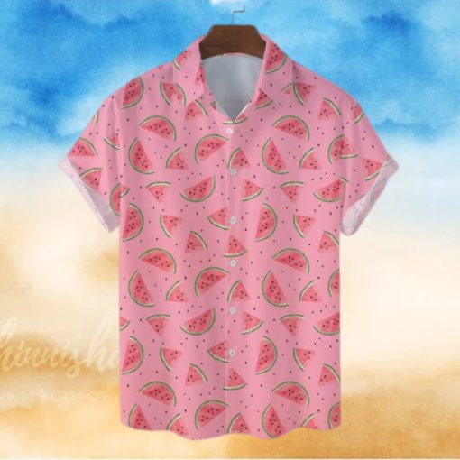 Watermelon 3D Hawaiian Shirt Summer Beach For Men And Women Gift