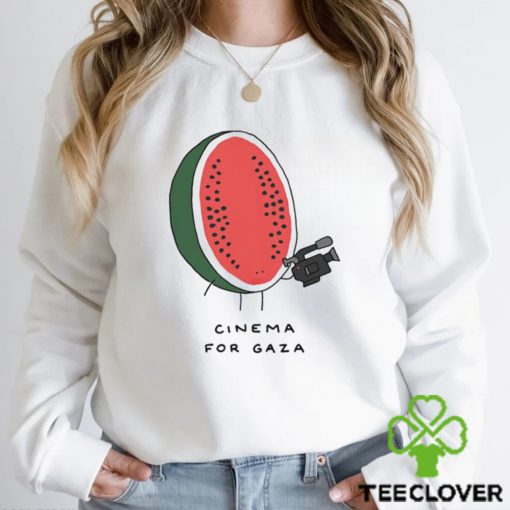 Watermelon cinema for gaza shirt
