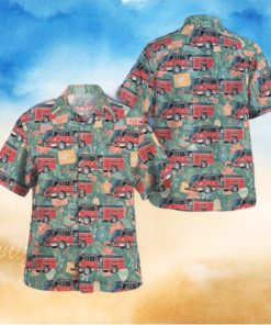 Wauchula Florida Hardee County Fire Rescue Christmas Summer Aloha hawaiian shirt