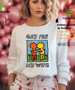 Waveygoodsco Gay For My Wife Shirt