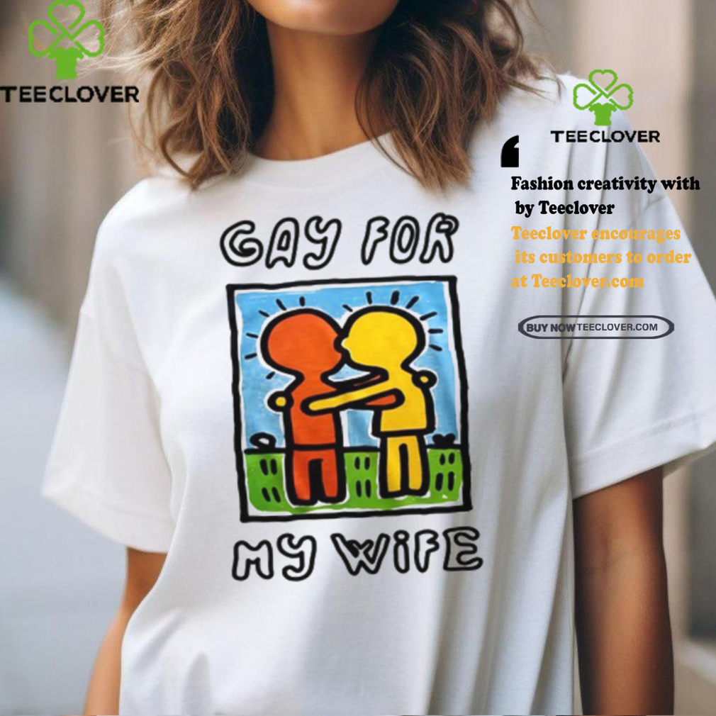 Waveygoodsco Gay For My Wife Shirt Waveygoodsco Gay For My Wife Shirt