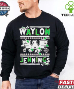 Waylon Jennings holiday speicial Merry Christmas shirt