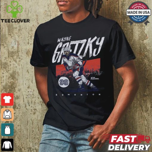 Wayne Gretzky Edmonton Grunge shirt
