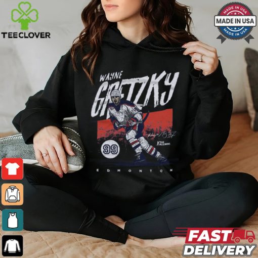 Wayne Gretzky Edmonton Grunge shirt