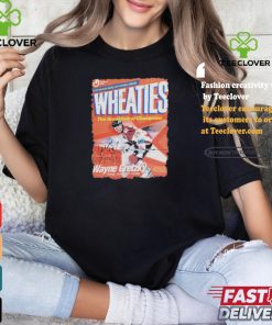 Wayne Gretzky The Great One Made With Heart Healthy Whole Grain Wheaties 2003 T Shirts