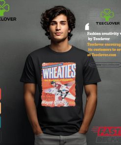 Wayne Gretzky The Great One Made With Heart Healthy Whole Grain Wheaties 2003 T Shirts