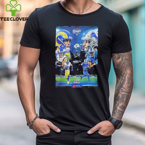 We Are Here For It Los Angeles Rams Vs Detroit Lions In Nfl Wild Card Shirt