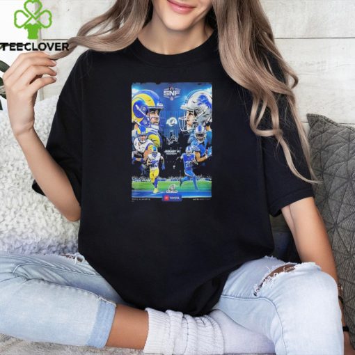 We Are Here For It Los Angeles Rams Vs Detroit Lions In Nfl Wild Card Shirt