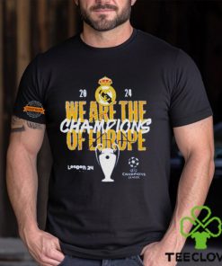 We Are The Champions Of Europe Real Madrid UEFA Champions League shirt