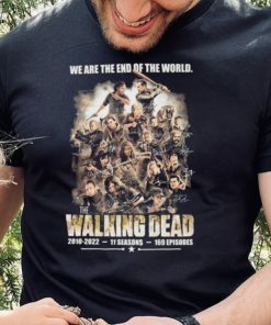 We Are The End Of The World The Walking Dead 2010 2022, 11 Season Signautres Shirt