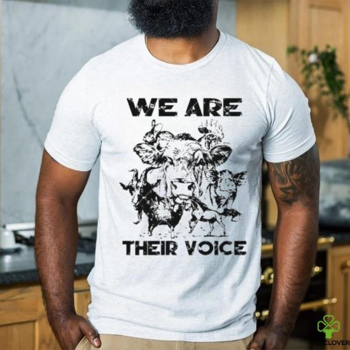 We Are Their Voice cute Farm Animals shirt