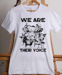 We Are Their Voice cute Farm Animals shirt