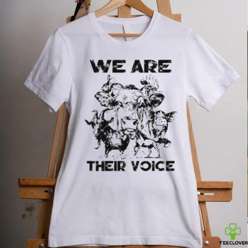 We Are Their Voice cute Farm Animals shirt
