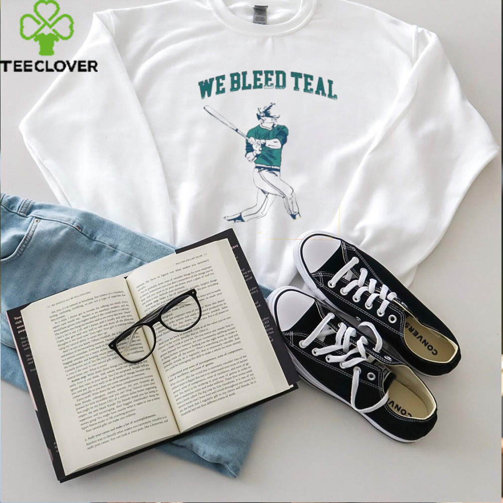 We Bleed Teal Baseball Unisex T Shirt We Bleed Teal Baseball Unisex T Shirt