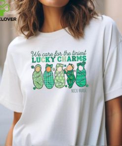 We Care For The Tiniest Lucky Charm Nurse shirt